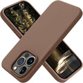OTOFLY for iPhone 15 Pro Case [Compatible with MagSafe] Full-Body Silicone Shockproof Slim Thin Phone Case for iPhone 15 Pro 6.1 inch (Light Brown)