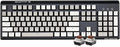 Hexgears GK735 Wired Full Size Mechanical Keyboard, Aluminum Housing Built for Gamers w/Kailh Box Brown Switch, White Backlit + Surrounded by RGB Light Strip, 104 Keys Gaming Keyboard for PC/Mac