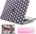 May Chen for 2026 MacBook Pro 14-inch M5 M4 M3 M2 M1 Pro/Max Chip, Release 2026 2025-2021, Model A3427 A3426 A3434 A3112 A3401 A3185, Plastic Hard Shell with Keyboard Cover, Pink Dots