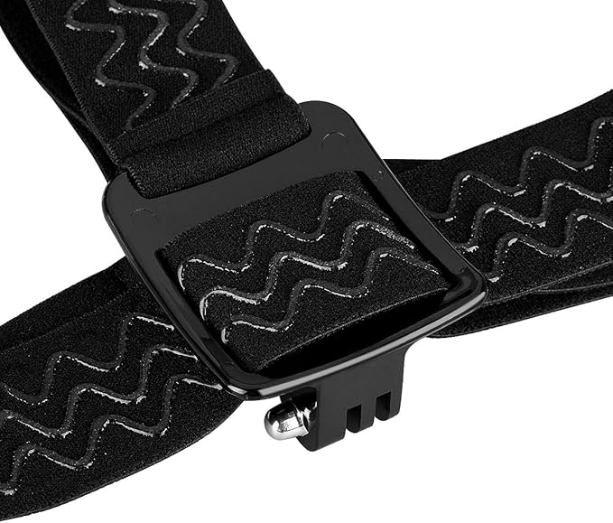 Head Strap Mount Compatible with GoPro Hero 13, 12, 11, 10, 9, 8, Hero 7 Black, 7 Silver, 7 White, Hero 6, 5, 4, Session, 3+, 3, 2, 1, Hero (2018), Fusion, Max, DJI Osmo Action Cameras