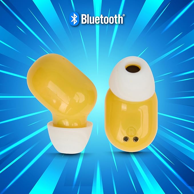 Sonic The Hedgehog Wireless Earbuds, True Wireless Bluetooth Earbuds, in-Ear Headphones with Active Noise Cancelling and Charging Case (Tails)
