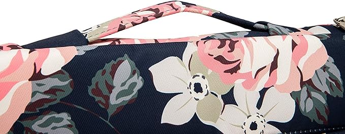Kinmac 360° Heavy Duty Protective Laptop Sleeve Case Bag Cover with Handle for MacBook Air 13 inch,iPad Pro 13 inch and 13.3 inch HP,Dell,Lenovo,Asus,Acer Laptop (Blue Rose)