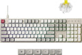 Keychron C2 Pro Wired Mechanical Keyboard with 8K Hz Polling Rate, Full Size Custom RGB Backlit Hot-Swappable, Non-Shine Through PBT Keycaps Compatible with Mac Windows Linux