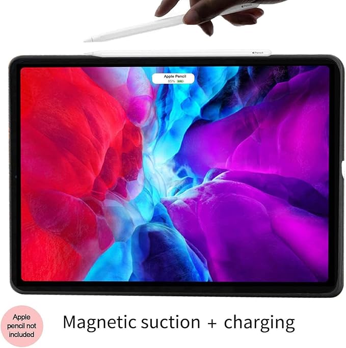 Gexmil Genuine Leather Case for iPad pro 11 Inch 2022/2021 4th/3rd Gen, iPad Pro 11 2020/2018 Cover 2nd/1st Gen. Cover,Real Leather Cowhide Shockproof,Floral Pattern