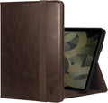 TORRO Case Compatible with iPad Air 11" M4 (2026), M3 (2025) & M2 (2024) and iPad Air 5th / 4th Gen - Leather Folio Cover, Stand, Apple Pencil Charging, Auto Wake/Sleep (Dark Brown)