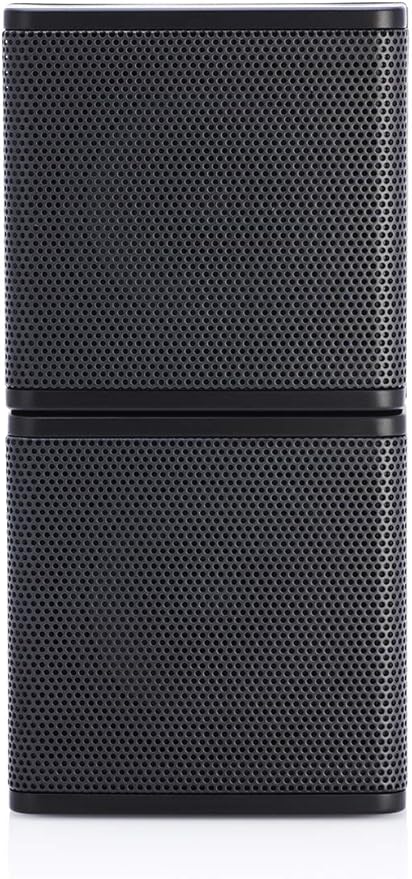 Pure Resonance Audio MC2.5B Dual 2.5” Swiveling Surround Sound Mini Cube Speaker (Pair, Black) (Without Brackets)