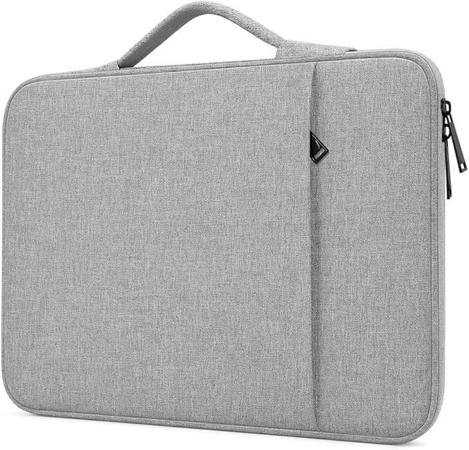 ProElife 13-Inch Laptop Sleeve Case for 2026-2024 MacBook Air 13.6 inch M5/M4 Chip & MacBook Neo 13'' A18 Pro/iPad Pro M5 13-inch Accessory Traveling Water-Resistant Bag Portable Carrying Case (Gray)