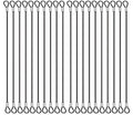 20 Pack Safety Stainless Steel Tethers,Coated Security Tether Lanyard Kit Cable Wire Compatible with All Editions,Action Camera Series Devices and Other Applicable Equipment,Black
