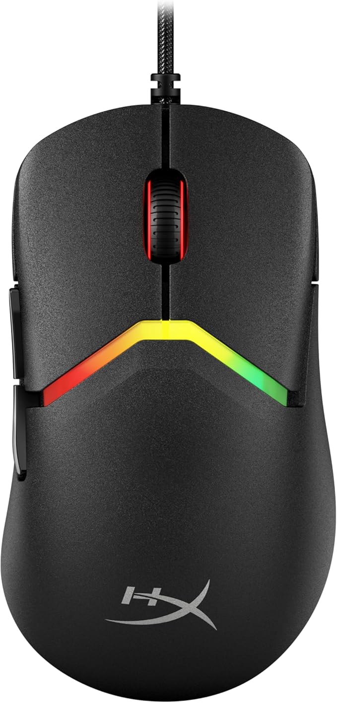HyperX Pulsefire Saga Pro – Wireless Gaming Mouse for PC, Modular Design, Interchangeable Parts, 4k Polling, 72g Lightweight Frame, Wireless, Instant Pair, Black