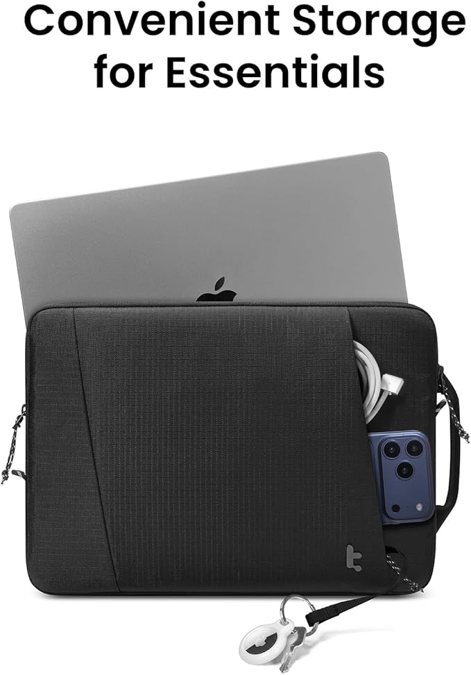 tomtoc Slim & 360° Protective Laptop Sleeve for 14-inch HP Lenovo Dell Acer ASUS Samsung Laptop Chromebook, Water-Resistant Case with CornerArmor, Fits 13.5-14.4 Inch Surface Laptop Studio/6/5/4/3