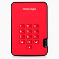 iStorage diskAshur2 HDD 3TB Red | Secure portable hard drive | Password protected | Dust & water resistant | Hardware Encryption