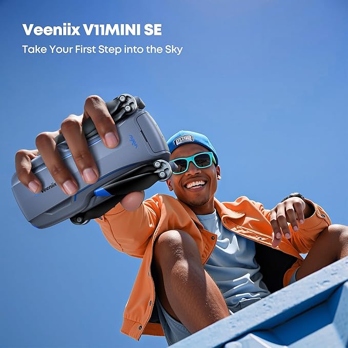 Veeniix V11MINI SE Drones with Camera for Adults 4K UHD,Under 249g,70 Mins Flight Time,9842FT Long Range,Auto Return,Lightweight and Foldable Drone for Adults,Beginner,Upgraded Mini Drone with TOF GPS