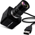 4K Ultra HD 5-50mm Zoom Manual Lens USB Web Camera, 2160P IMX317 Sensor, 10X Varifocus Close-up USB Webcam for Windows/Linux/Raspberry Pi