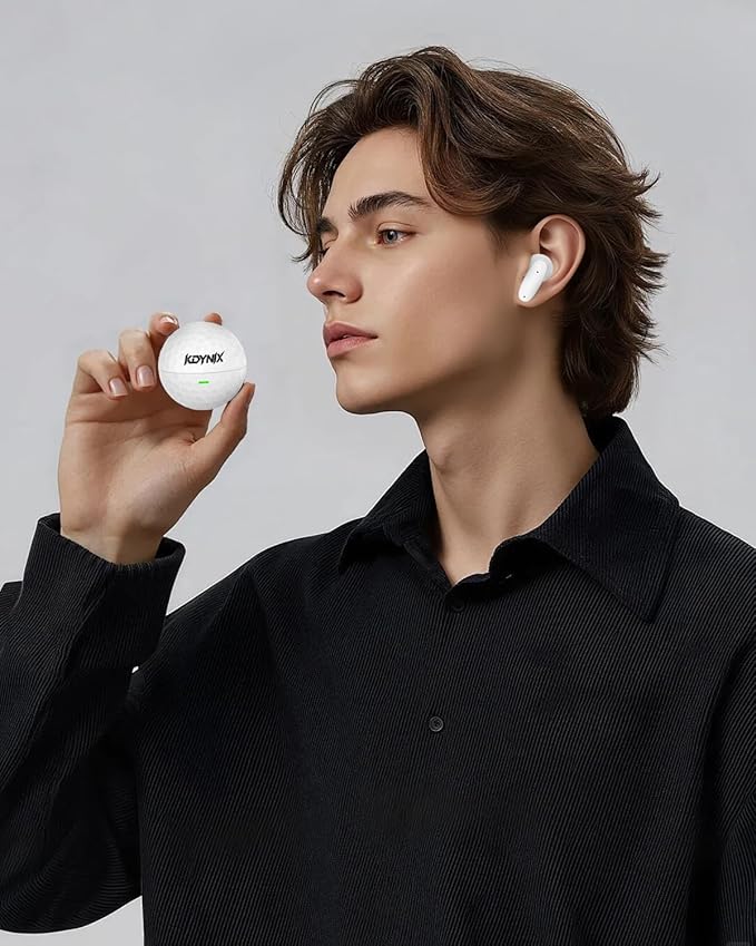 True Wireless Earbuds, Bluetooth 5.4 Headphones with Dual ENC ANC Noise Canceling, 13mm Drivers for Deep Bass Stereo, IPX7 Waterproof, 18H Playtime, USB-C Charging Case for iPhone Android
