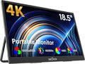 InnoView 4K Portable Monitor 18.5" 3840x2160 UHD USB-C HDMI for Laptop, 400 nits IPS Computer Gaming Display HDR Travel Monitor with W/180°Adjustable Stand for Desktop Mac Phones Tablet PS5/4 Switch