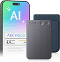 Plaud Note AI Voice Recorder, Note Taker w/Case, App Control, Transcribe & Summarize with AI, 112 Languages, for Meetings, Calls, Lectures, Professionals, Teams, Dark Blue Case, Non-Pro Version
