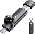 SSK 1TB Dual USB C Flash Drive, 2-in-1 Type C+USB A 3.2 Gen2 External Solid State Thumb Drive,Speed Up to 550MB/s Memory Stick Data Storage for iPhone 15/16/17/Android Phone/Tablet/MacBook/Windows