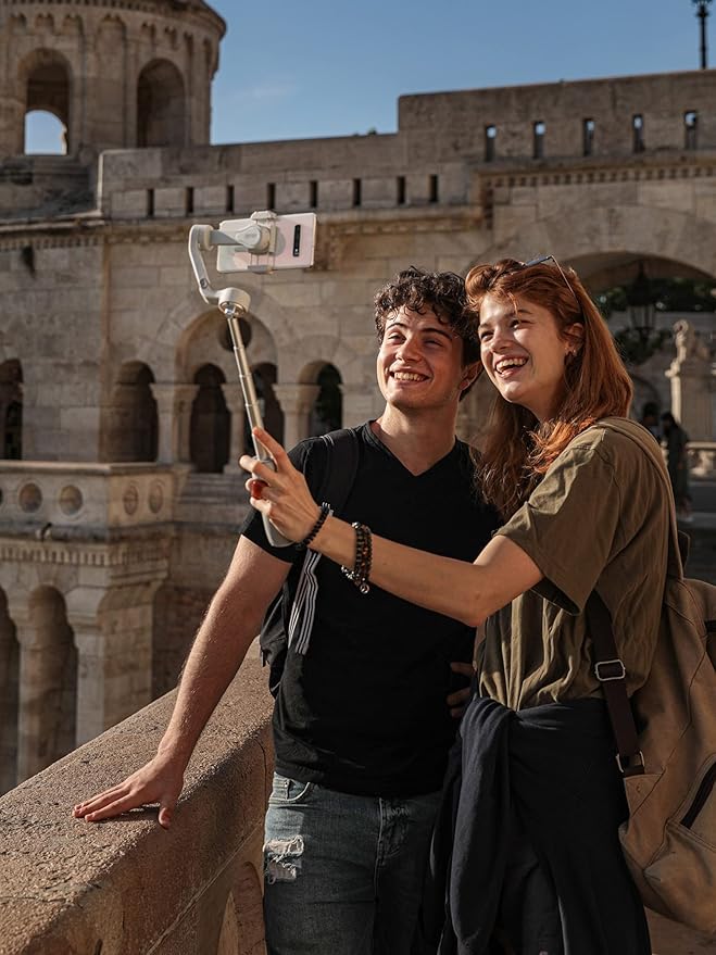 ZHIYUN Smooth Q4 Gimbal Stabilizer, 3-Axis Smartphone Phone Gimbal, Built-in Extension Rod, Foldable and Portable, Android and iPhone Gimbal, Vlogging, TikTok YouTube Video