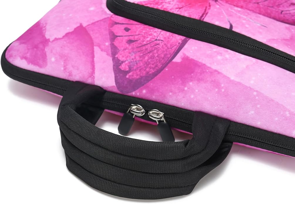 11.6 12 12.5 inch Two Pockets Laptop Sleeve Chromebook Case Ultrabook Case Notebook Tablet Case Neoprene Handle for Men Women