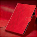 DTangLsm for iPad A16 Case iPad 11th Generation Case 11-inch 2025, iPad 10th Generation Case 10.9-inch 2022, Smart PU Leather Folio Stand Cover with Pencil Holder, Auto Wake/Sleep, Honeycomb Red