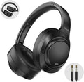 Noise Cancelling Headphones - 2025 Upgraded Wireless Over Ear Bluetooth Headphones Comfort Fit, 100H Playtime, Deep Bass, Hybrid Active Noise Canceling, Crystal Clear Calls for Travel/Office - Black