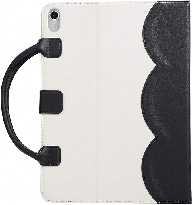 Handbag Case for iPad mini 7 (2024) & iPad mini 6 (2021) 8.3-inch, Techcircle Cute Bowknot Pocket [Magnetic Closure] Wallet Folio Stand Double Handle PU Leather Carrying Case, Auto Sleep/Wake, Black