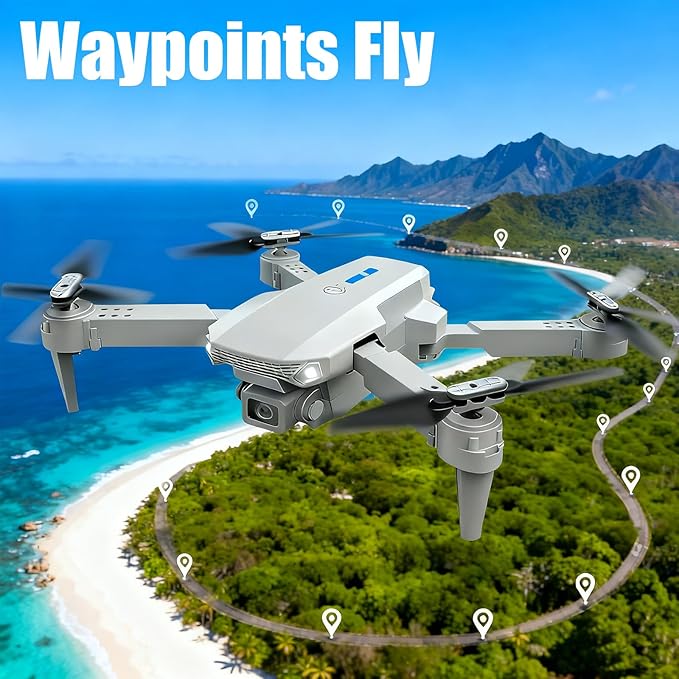 Mini Drone with Camera for Beginners 4K FPV Foldable RC Quadcopter, WiFi Gesture Photography Helicopter Toy Gifts for Adults