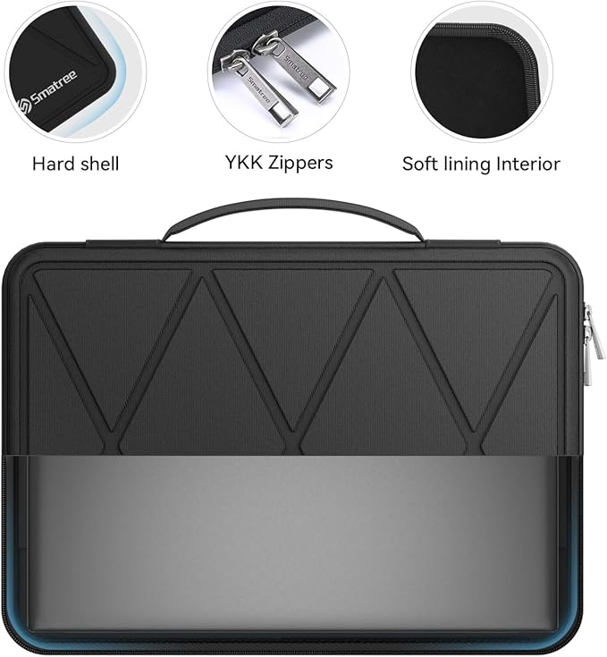 Smatree Hard EVA Protective Sleeve Compatible for 15.6 inch Lenovo ThinkPad L15 Gen 4, for ThinkBook 15p/15 Gen 3/4, IdeaPad 1/1i/3i/3/5/5i/Slim 3i/Slim 3, Lenovo V15/LOQ Essential Gen 9 Case (X8274)