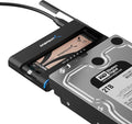 SABRENT USB 3.2 Type C M.2 PCIe NVMe + 2.5/3.5 Inch SSD & HDD Converter [DS-UCMH]
