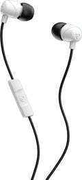 Skullcandy Jib Wired Earbuds with 3.5mm AUX Plug, Noise Isolating Fit, in-Line Microphone Call and Track Control, Convenient for Travel - White