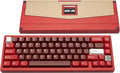 KEEBMONKEY WOBKEY Zen 65 65% Quick Release Wireless Mechanical Keyboard with RGB, CNC Aluminum Case, Hot-Swappable, VIA Support, BT/2.4G/USB-C Gaming Keyboard for Mac/Windows (Ultra Red)