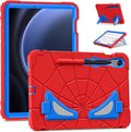 AKABEILA Compatible with Samsung Galaxy Tab S10 FE 2025/Tab S10 Lite 2025 Tablet Case，Lightweight Shockproof Rugged Protective Cover with Kickstand for Kids Children Boys Babies Red Blue