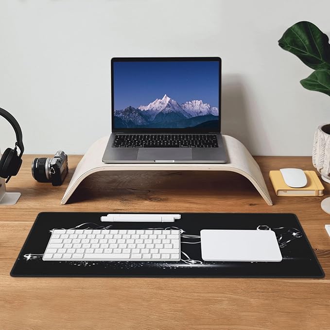 Ice Hockey Mouse Pad, Large Big Gaming Mouse Pad Desk Pad, Mousepad with Non-Slip Rubber Base, Extended XXL Mouse Mat for Computer Laptop Office Accessories
