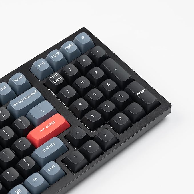 Keychron K4 Pro 96% Custom Wireless Mechanical Keyboard with Hot-Swappable K Pro Brown Switch, QMK/VIA Programmable Macro Bluetooth/Wired Keyboard White LED Backlit for Mac Windows Linux - Black