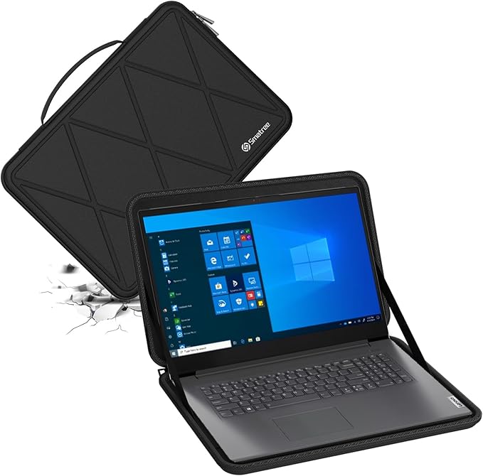 Smatree Hard EVA Protective Sleeve Case Compatible for 17 inch Lenovo V17 Gen2, IdeaPad 3 Gen 7, IdeaPad 3i Gen 6, Slim and Anti-Shock Notebook Bag (X8322)