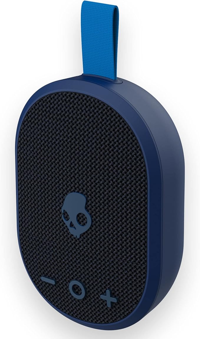 Skullcandy Ounce Wireless Bluetooth Speaker - IPX7 Waterproof Mini Portable Speaker with 16 Hour Battery, Downward Firing Passive Radiator, and Ballistic Nylon Carry Strap