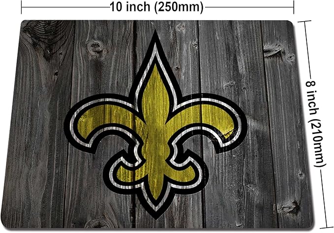 Wood Grain Design Sports Mouse Pad, Non-Slip Rubber Base Mousepad for Computers Laptop Desk, Gaming Mousepad Desk Accessories, Desk Mat Mouse Pad, Office Supplies - Mouse Pads for Desk