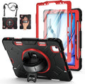 Case for iPad Air 11 M4 2026/ M3 2025/ M2 2024: Silicone Cover for iPad Air 5th & 4th Generation 10.9 Inch (2020/2022) with Screen Protector- Stand- Handle- Shoulder Strap- Pencil Holder