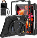 ROISKIN for iPad Air 11 inch M4/M3/M2 Case, iPad Pro 11 inch 4th/3rd/2nd/1st Generation,iPad Air 5th/4th 10.9 inch Case,Heavy Duty Shockproof with 360 Stand Handle Shoulder Strap Pen Holder for Kids