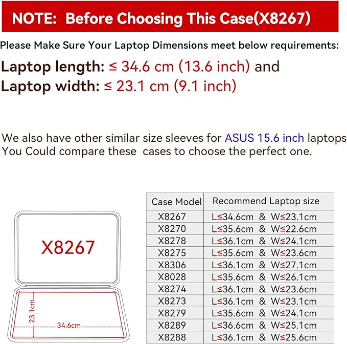 Smatree Hard EVA Protective Sleeve Case Compatible for 15.3 inch Lenovo Yoga Slim 7i Aura Edition Laptop, Waterproof and Anti-Shock Bag (X8267)