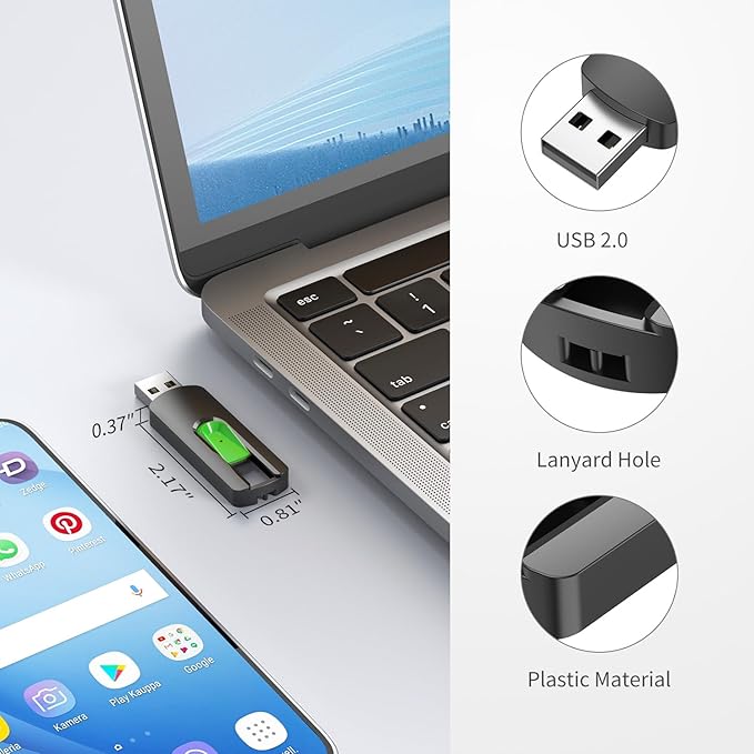 RAOYI 10Pcs 16GB USB Flash Drives Slide Retractable Memory Stick Bulk USB 2.0 Thumb Drive Jump Drive Zip Drive USB Sticks Data Storage Backup for PC Mac (16G, 10 Mixed Color)