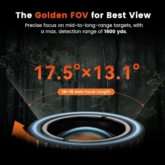 Thermal Monocular for Android, MILESEEY TNV30i Night Vision Thermal Scope, 512×384 Super Resolution 50Hz Thermal Imaging Camera, 1600-Yard Range Thermal Goggles, Building Detection, 10-15mm Lens