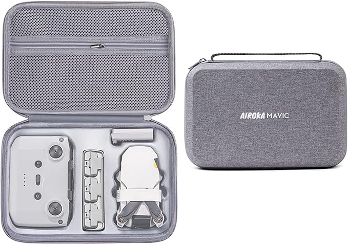 Mini 4K Fly More Combo Carrying Case Drone Body Case Hard Shell Storage Bag Compatible for DJI Mini Drone series