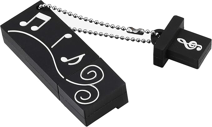 USB Flash Drive, 8GB / 16GB / 32GB USB2.0 Cute Shape USB Memory Stick Date Storage Pendrive Thumb Drives (32GB, Piano)
