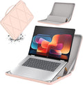 Smatree MS85T Hard EVA Protective Sleeve Case with Stand Compatible for 16 inch HP Envy x360 2-in-1 16t-ac000, for 15.6inch HP255 G9 Notebook PC/HP Laptop 15/15t, Laptop Cover with Stand, Pink