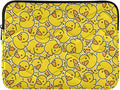 SLENDER Cute Laptop Sleeve - 13 inch DAZZLING YELLOW Duck Design Tablet Bag - Waterproof WOMEN'S/MEN'S Laptop Accessories