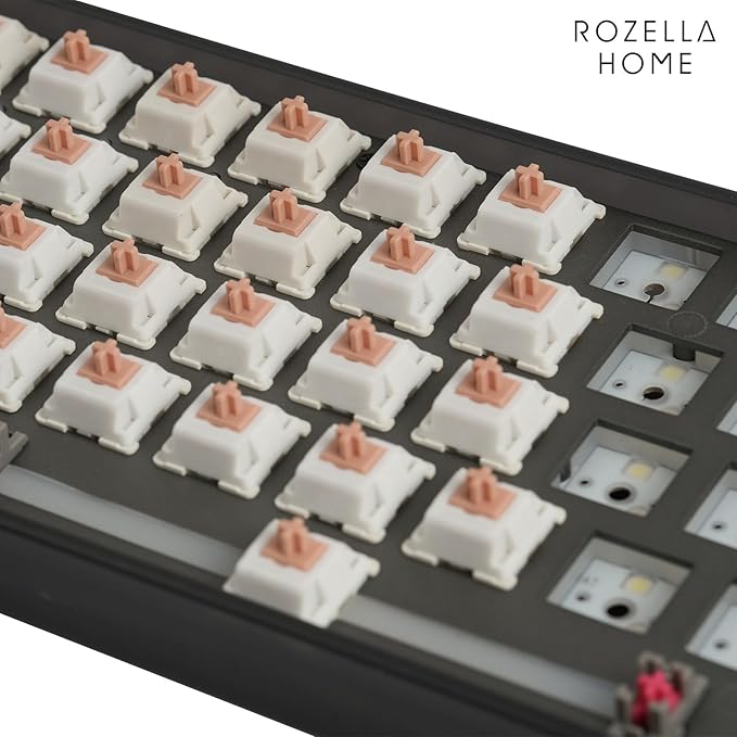 Holy Panda Tactile Switches, 67g, Pre Lubed, 3Pin MX, for Gaming Mechanical Keyboard Hot Swap RGB DIY with Switch Puller (90 PCS)