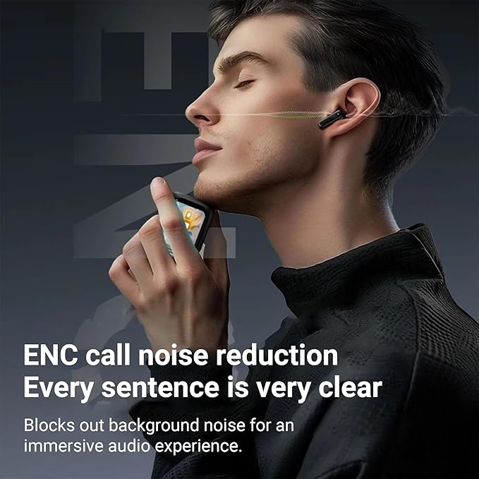 LX-10 Hybrid Active Noise Cancelling Wireless Earbuds BT 5.4 Play Time 4-5 Hours Stereo in-Ear Headphones, Environment Noise Cancelling Gaming Earbud, Waterproof IPX-4