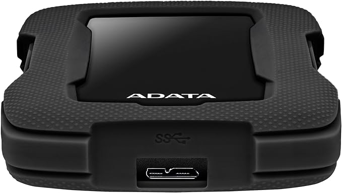 ADATA HD330 4TB USB 3.1 Shock-Resistant Extra Slim External Hard Drive Black (AHD330-4TU31-CBK)