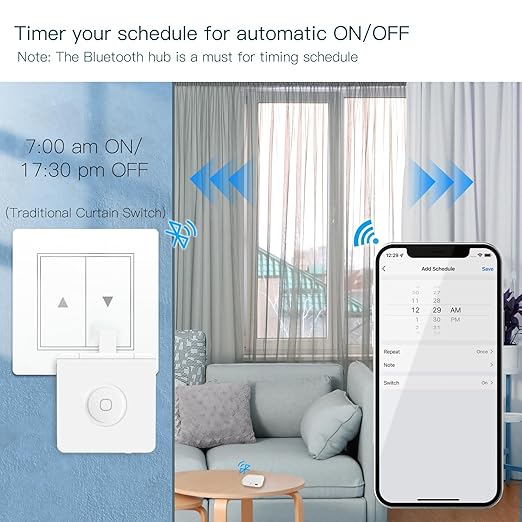 MOES Fingerbot Plus Smart Button Pusher No Wiring Switch with Accessory Kit, Tools Packs